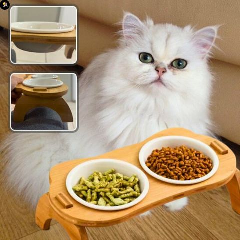 gamelle-chat-double-bol-inox-supp-bois-confort