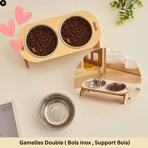 gamelle-chat-double-bol-inox-supp-bois