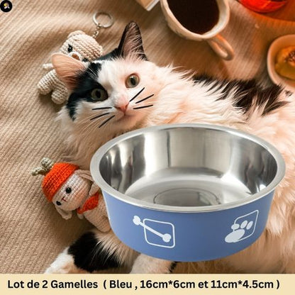 gamelle-chat-inox-bleu