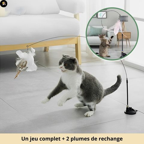 jouet-pour-chat-heureux-blanc